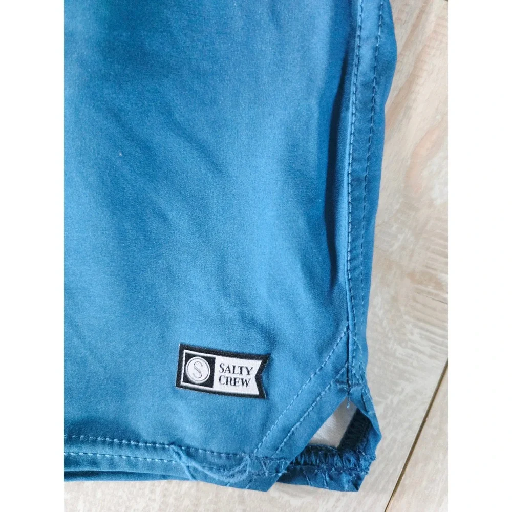 Salty Crew Mens 2XL Blue Colorblock Board Shorts Swim Trunks NWT